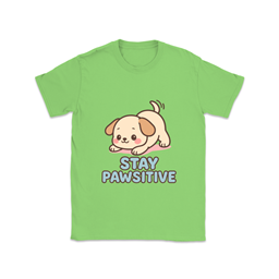 Lime Stay Pawsitive mockup